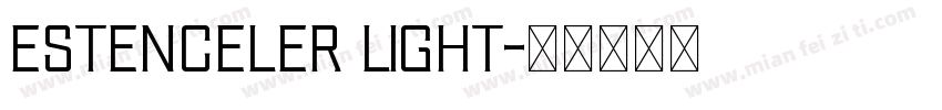 Estenceler Light字体转换